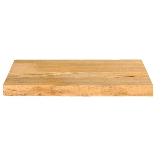 vidaXL Table Top Live Edge 60x40x2.5 cm Solid Wood Mango