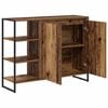 vidaXL Side Cabinet Old Wood 96.5 x 30 x 75 cm Engineered Wood