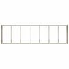 vidaXL Planter White 280x80x40 cm Steel