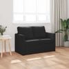 vidaXL Folding Sofa Bed Black 112 x 60 x 55 cm PVC