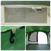 vidaXL Car Tent 4-Person Green Waterproof