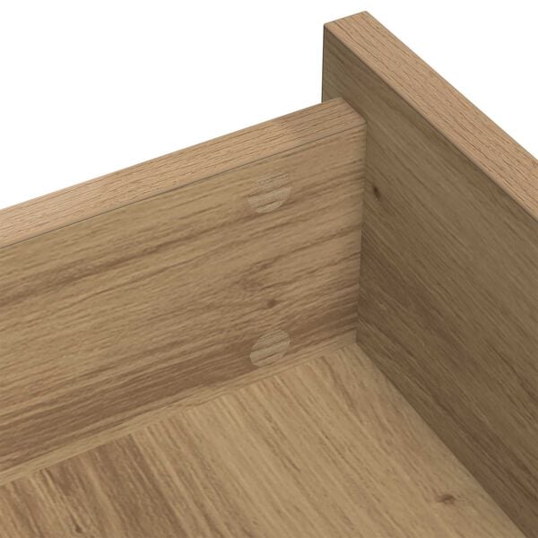 vidaXL Self-adhesive Screw Cover 12 pcs Artisan Oak &Oslash; 20 x 0.5 mm