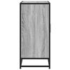 vidaXL Sideboard Grey Sonoma 68x35x76 cm Engineered Wood and Metal