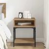 vidaXL Bedside Table Artisan Oak 40 x 40 x 50 cm Engineered Wood
