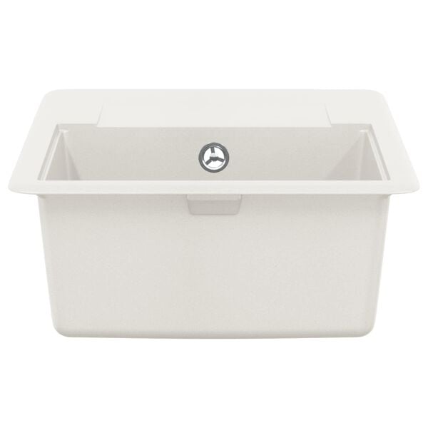 vidaXL Sink White 560 x 460 mm 80% Quartz and 20% Resin