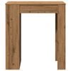 vidaXL Bar Table with Racks Artisan Oak 95x47x103.5 cm Engineered Wood