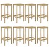 vidaXL 9 Piece Garden Bar Set Impregnated Pinewood