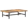vidaXL Coffee Table | Multicolour | Solid Reclaimed Wood, Powder-Coated Iron
