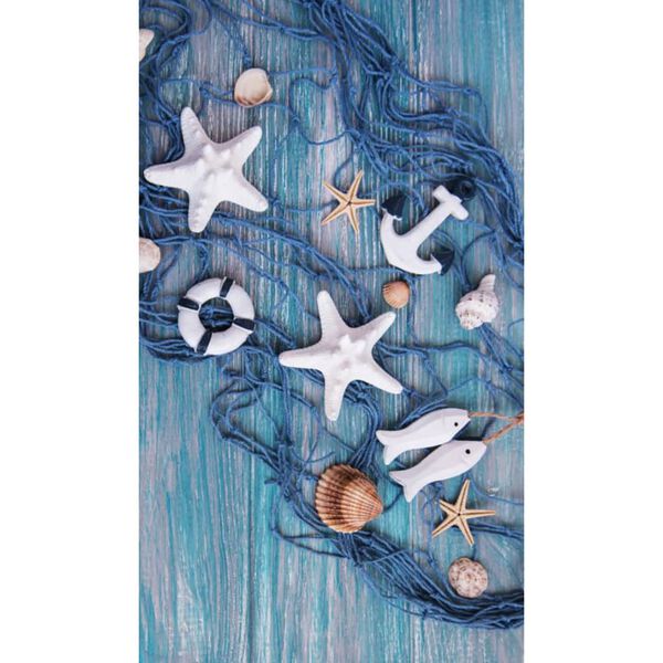 Good Morning Beach Towel KEVIN 100x180cm Blue