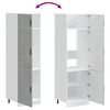vidaXL Kitchen Cupboard "Porto" Concrete Grey Engineered Wood