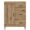 vidaXL Sideboard with Drawer Artisan Oak 69.5 x 34 x 90 cm