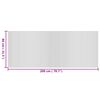 vidaXL Rug Rectangular Nature 80x200 cm Bamboo