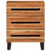vidaXL Bedside Cabinet 50x34x62 cm Solid Wood Acacia