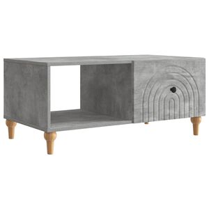 vidaXL Coffee Table Concrete Grey 90 x 50 x 40 cm Engineered Wood