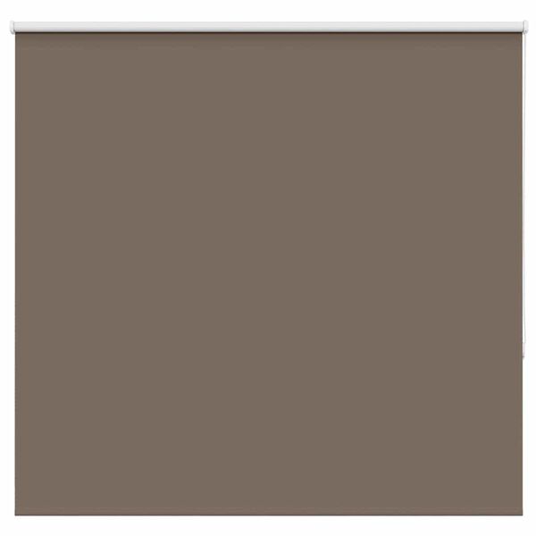vidaXL Roller Blind Blackout Coffee 145x150 cm Fabric Width 141.6 cm Polyester