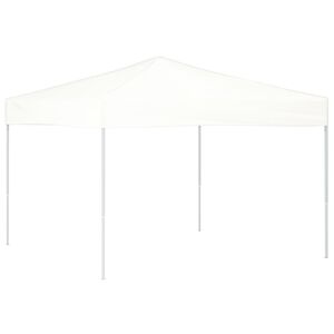 vidaXL Folding Party Tent White 3x3 m