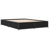 vidaXL Bed Frame without Mattress Black 140x190 cm