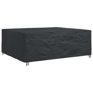 vidaXL Furniture Cover Plain Black 300 x 250 x 70 cm 600D