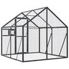 vidaXL Aviary Anthracite 1.79x2x1.85 m Aluminium