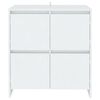 vidaXL Sideboards 2 pcs White 70x41x75 cm Engineered Wood