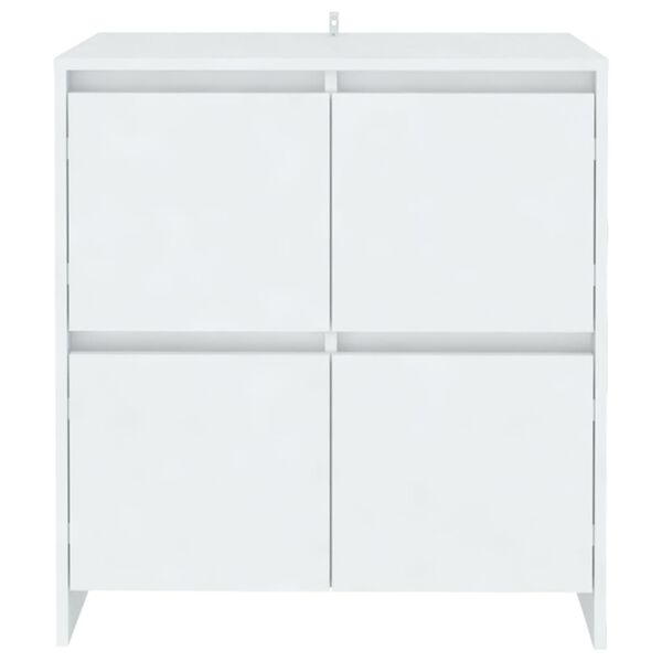 vidaXL Sideboards 2 pcs White 70x41x75 cm Engineered Wood