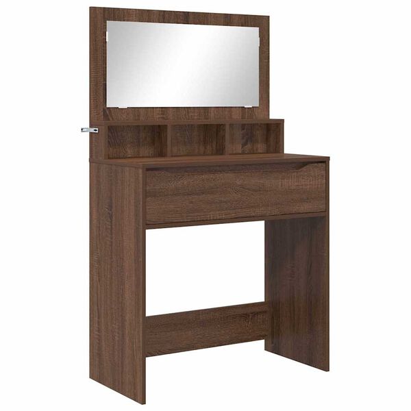 vidaXL Bedroom Dressing Tables Brown Oak 80 x 39.6 x 135 cm