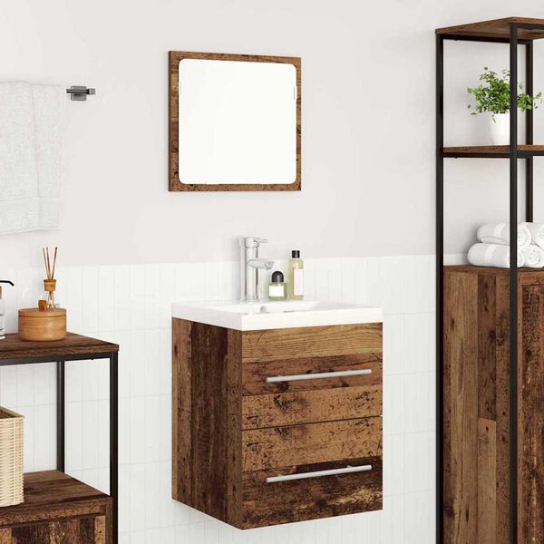 vidaXL Bathroom Sink Cabinet with Drawer Brown 42 x 39 x 52 cm