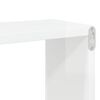 vidaXL Wall Cube Shelves 2 pcs High Gloss White 26x15x26 cm