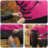vidaXL Horse Blanket Pink and Black 145 cm Polyester