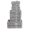 vidaXL 12 Piece Premium Towel Set SOLUND Grey 600 gsm