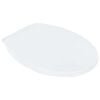 vidaXL Rimless Toilet 7 cm Extra Height Soft Close Ceramic White
