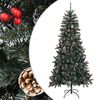 vidaXL Artificial Christmas Tree with Stand Green 240 cm PVC