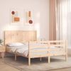 vidaXL Bed Frame without Mattress 120x200 cm Solid Wood