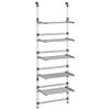 vidaXL 5-Tier Hanging Laundry Drying Rack Aluminium