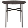 vidaXL Tea Table Brown 45 cm Poly Rattan
