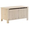 vidaXL Storage Box with Lid RANA 100x49x54 cm Solid Wood Pine