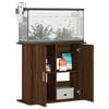 vidaXL Aquarium Stand Brown Oak 81x36x73 cm Engineered Wood