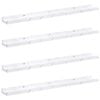 vidaXL Wall Shelf 4 pcs White Marble 80 x 9 x 3 cm Engineered Wood