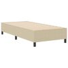 vidaXL Platform Bed Frame Grey Green 100 x 200 cm Fabric
