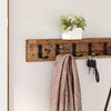 vidaXL Wall-Mounted Coat Rack Old Wood 100 x 10.5 x 10.5 cm