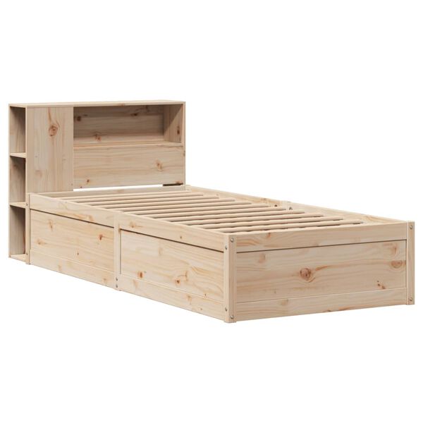vidaXL Bed Frame without Mattress 100x200 cm Solid Wood Pine