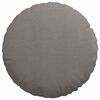 vidaXL Seat Cushions 2 pcs Light Grey Ø 80 cm Corduroy Fabric