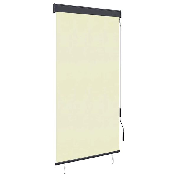 vidaXL Outdoor Roller Blind 80x250 cm Cream