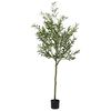 vidaXL Artificial Olive Tree 700 Leaves 165 cm Green