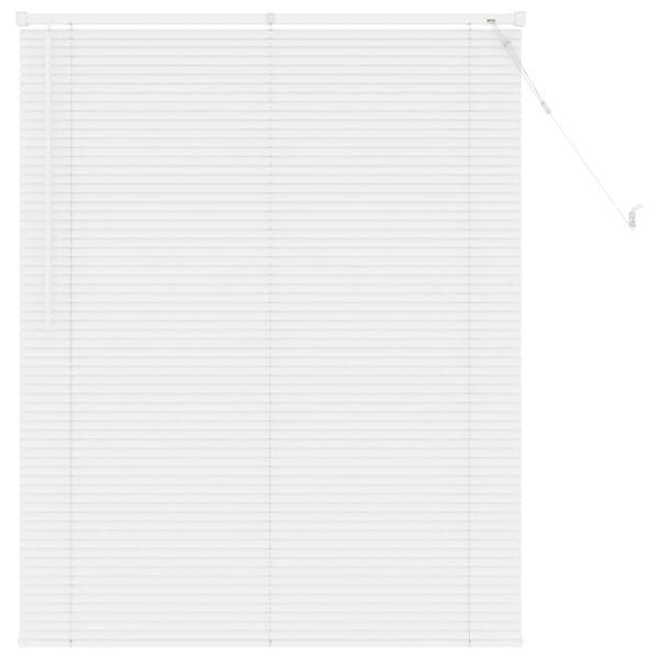 vidaXL Venetian Blind Manual Adjustable White 150 x 110 cm PVC