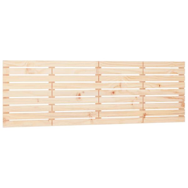 vidaXL Wall Headboard 206x3x63 cm Solid Wood Pine