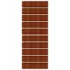 vidaXL Lawn Edgings 10 pcs 25x103 cm Flexible Corten steel