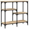 vidaXL Console Table Sonoma Oak 80x29x75 cm Engineered Wood
