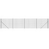 vidaXL Wire Mesh Fence with Spike Anchors Anthracite 2x10 m
