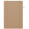 vidaXL Roller Blind with Curtains Manual Nature 140 x 220 cm Bamboo